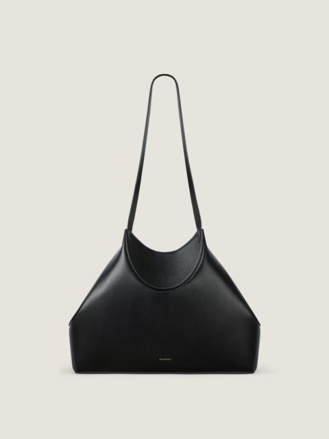 SMALL FACET TOTE BAG IN GRAINED LEATHER