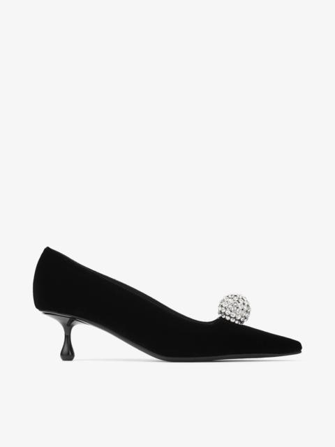 Orb Pump 50
Black Velvet Pumps