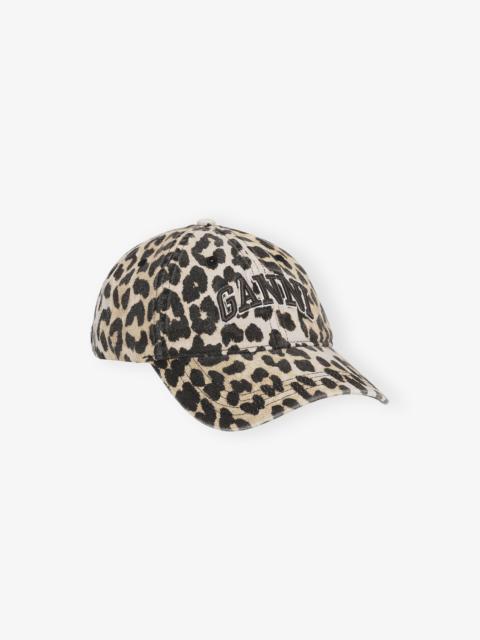 LEOPARD CANVAS CAP