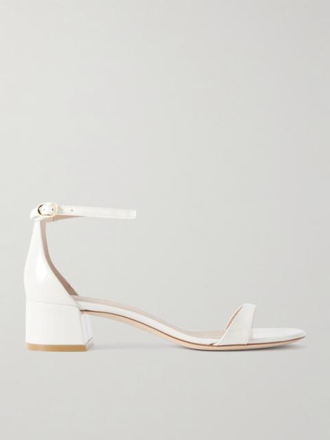 Nudist Block Patent-leather Sandals