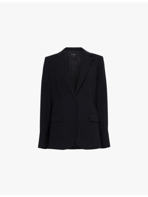 Staple single-breasted woven blazer