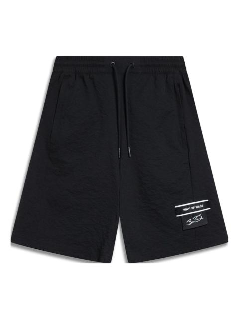 Li-Ning Way Of Wade Graphic Shorts 'Black' AKST333-1