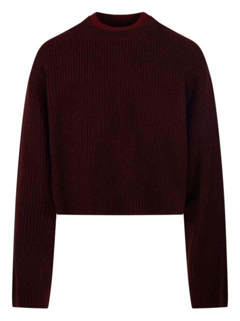 ribbed cropped jumper
