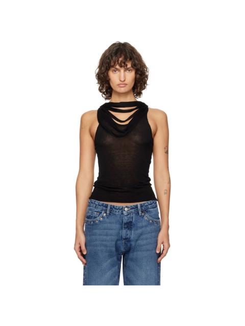 Black Oliveti Tank Top