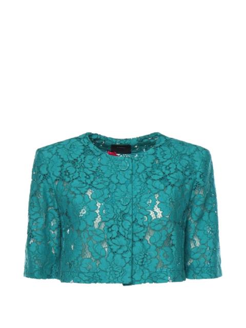 Lace Spencer button-up cotton jacket
