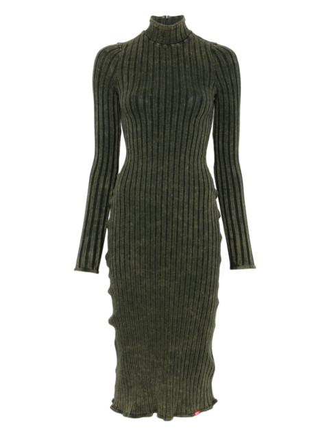 D-Wavya ribbed midi dress