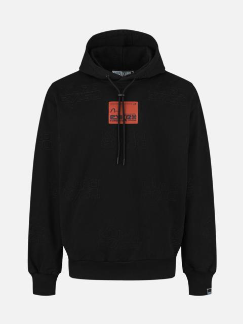 Allover Logo Regular Fit Quilting Hoodie