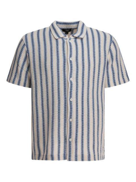 striped short-sleeve shirt