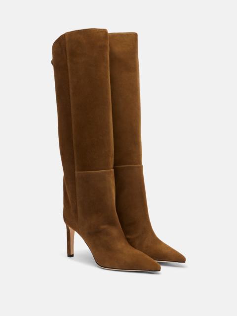 Alizze 85 suede knee-high boots