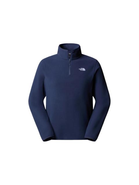The North Face Glacier Fleece 1/4 Zip Hoodie Summit Navy