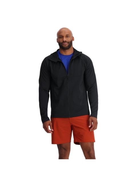 Mens Gridweb Hoodie - Black