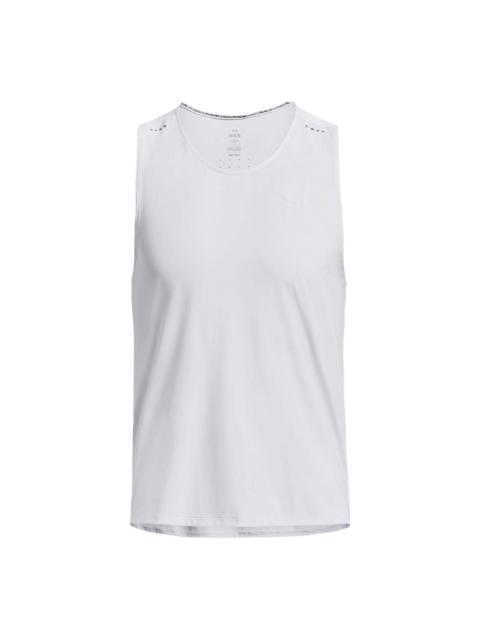 Under Armour Iso-Chill Laser Running Tank 'White' 1376519-100
