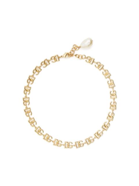 DG-logo chain necklace