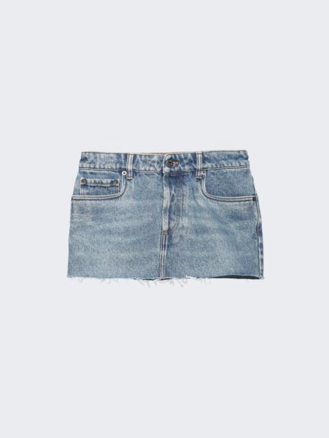 Denim Mini Skirt Blue