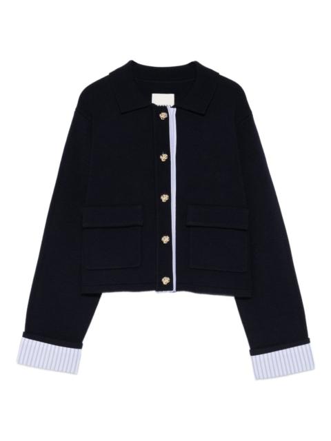 buttoned-fastening cardigan