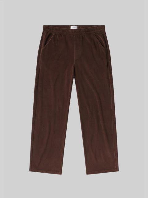 Brynn Drawstring Velour Pant
In Cammello