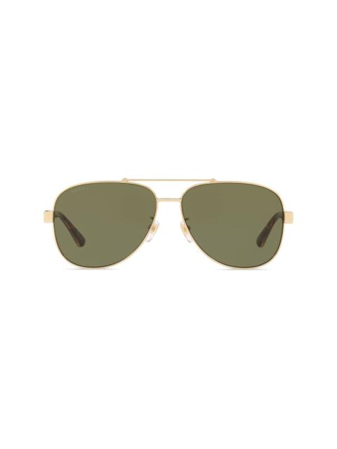 GG0528S pilot-frame sunglasses