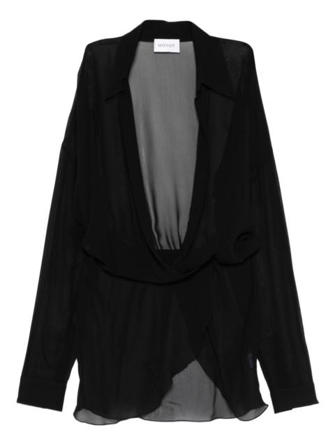 georgette mini dress