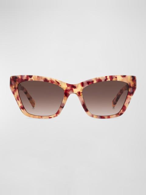 fay acetate cat-eye sunglasses