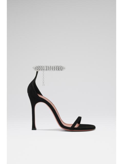 IMAN SANDAL BLACK SUEDE