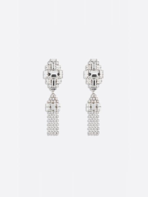 EARRINGS WITH PENDANT AND FRINGES