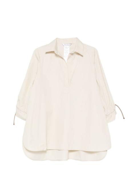 Adorni drawstring-cuff blouse