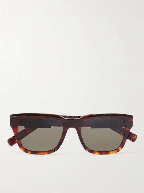 DiorB23 S1I Square-Frame Tortoiseshell Acetate Sunglasses