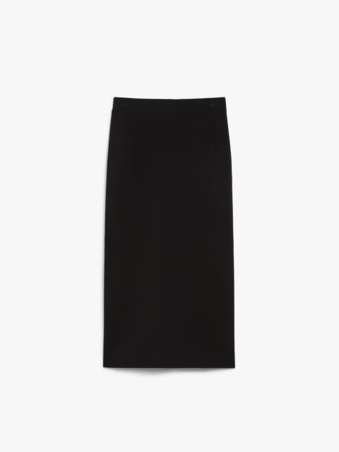 LOSANNA Viscose crêpe pencil skirt