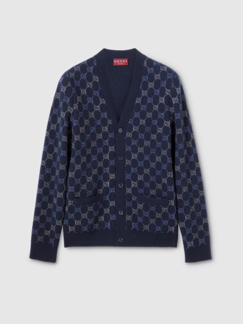 GG double wool knit sweater