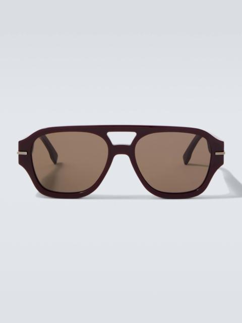 Fendigraphy aviator sunglasses