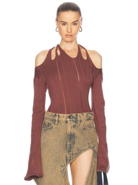 Braided Long Sleeve Top