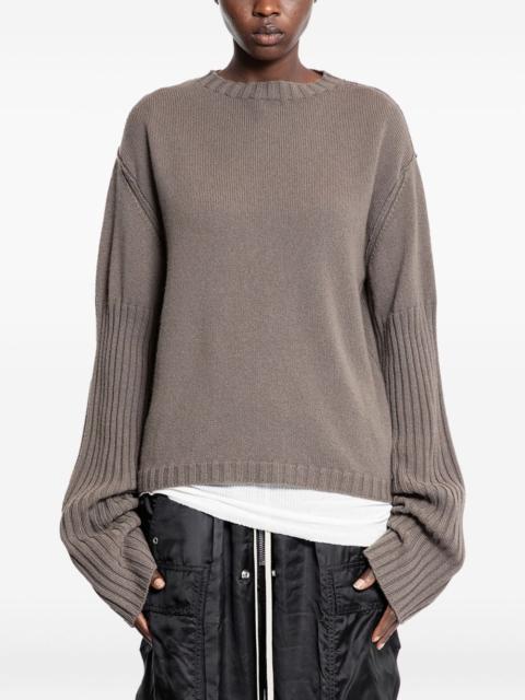 ribbed-detail jumper