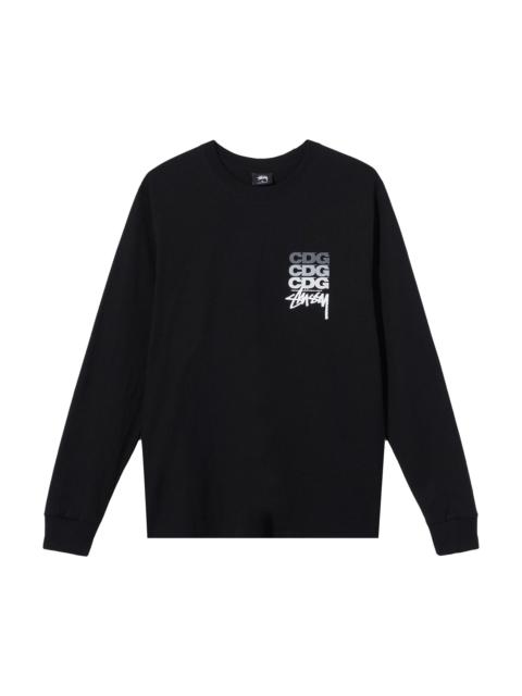 Stussy x Comme des Garçons Dot Long-Sleeve T-Shirt 'Black'