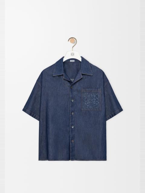 Short sleeve shirt in cotton