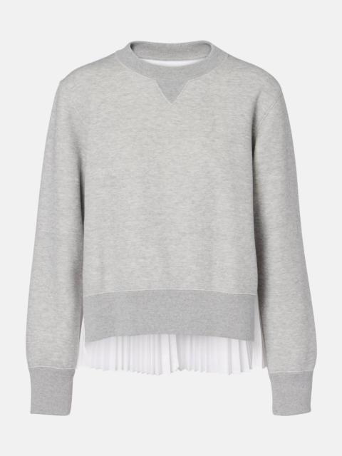 Cotton-blend sweatshirt