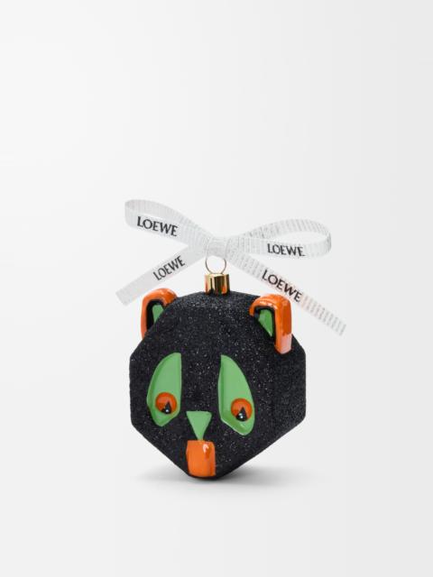 Futurist Cat bauble in blown glass