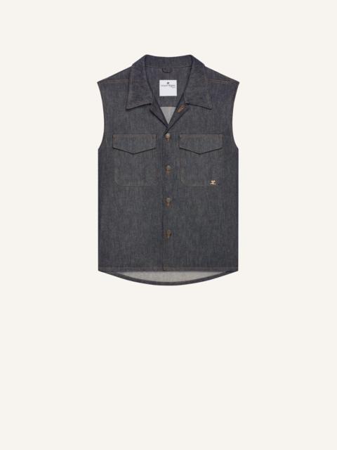 DENIM UTILITY SHIRT
