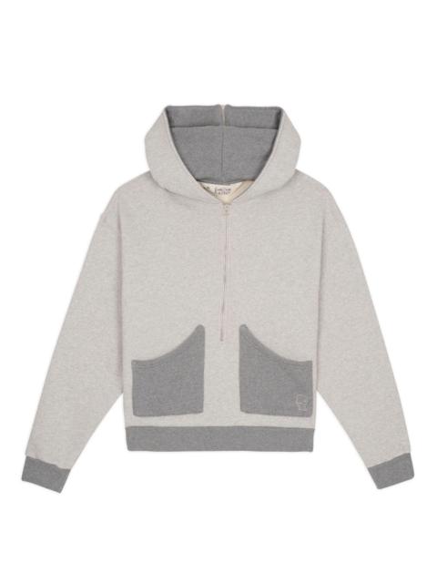 Zip Hoodie - Heather Grey