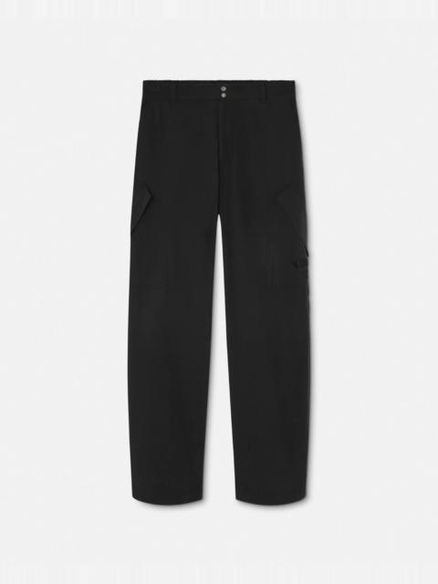 Embroidered Versace Milano Stamp Pants