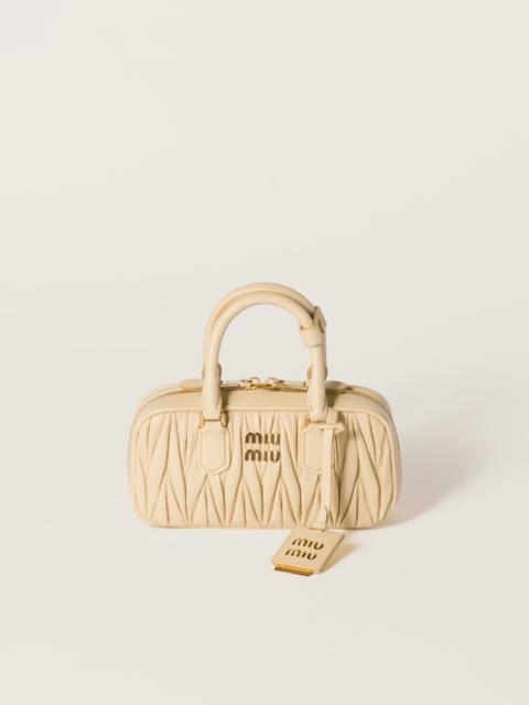 Arcadie matelassé nappa leather mini-bag