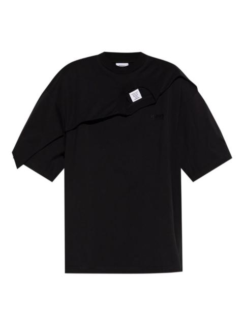 layered-panel T-shirt