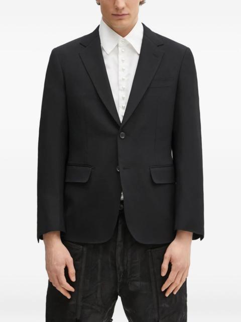 single-breasted blazer