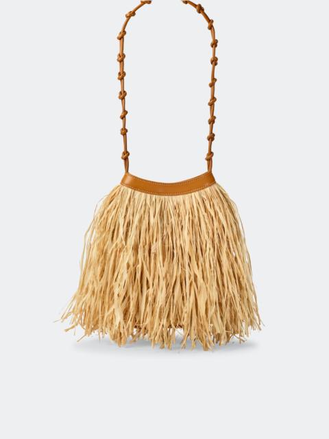Raffia Knotty Bag in Natural