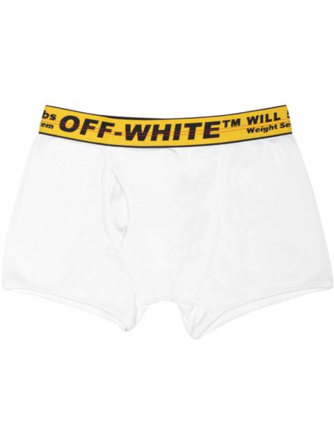 OFF-WHITE Three Pack Stretch Cotton Boxer Briefs (SS19) White/Yellow/Black