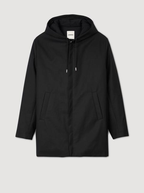 HOODED PARKA WITH ZIP