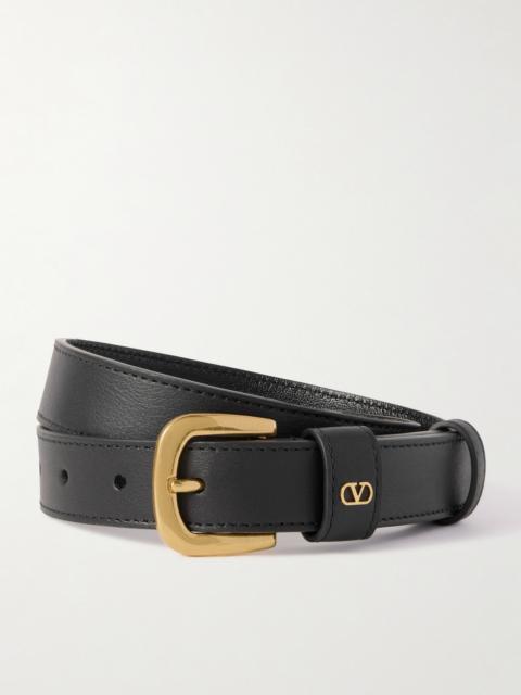 Vlogo Leather Belt