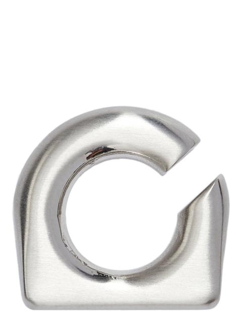 Silver Hollywood Round Prong Ear Cuff