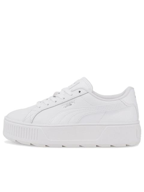 (WMNS) PUMA Karmen Leather 'White' 384615-01
