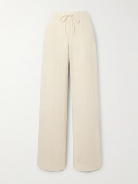 Jaleh Linen Straight-leg Pants