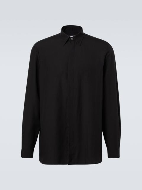 Tencel and linen shirt